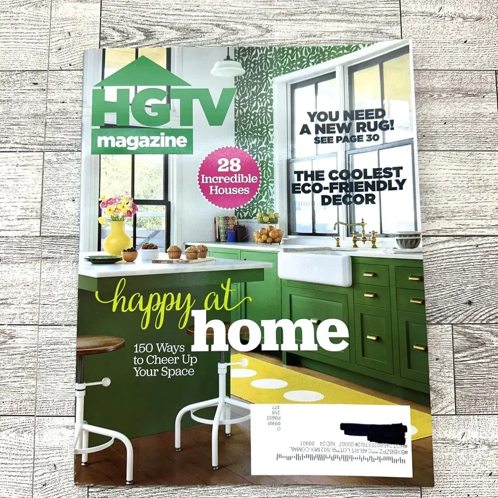 HGTV Magazine March April 2024 Happy At‎ Home 28 Incredible House Brand New